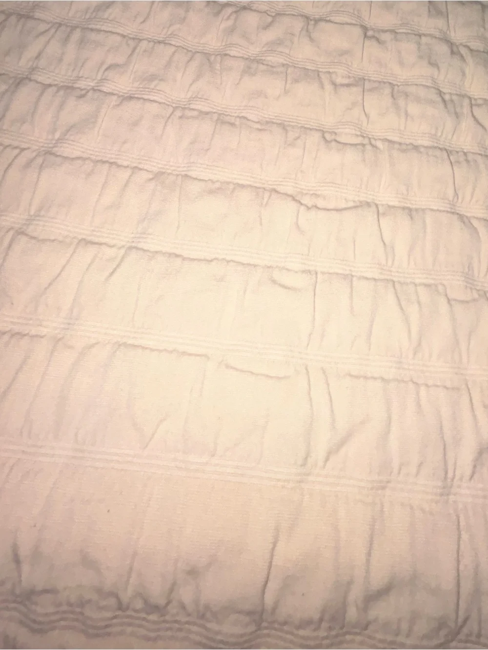 RARE Eileen Fisher Home queen rippled on front . Cotton quilt. Heirloom quality